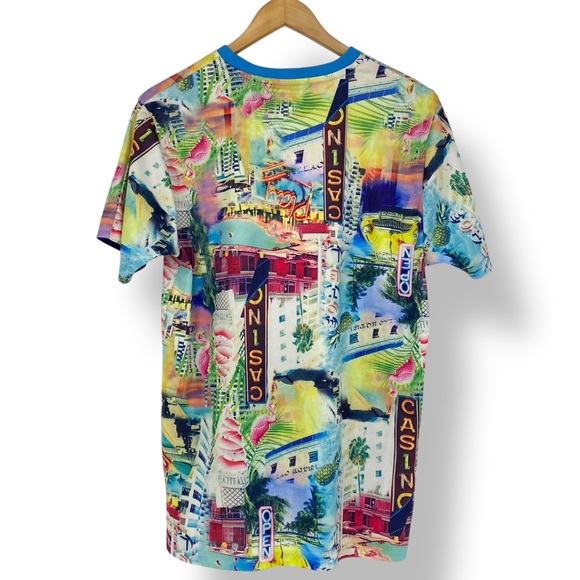 Surf Society Men's Colorful Graphic Crew Neck Shirt Size Large - Picture 2 of 10